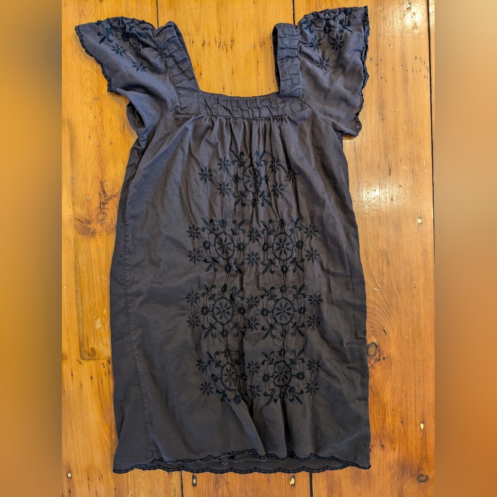 Mossimo Embroidered Cotton Sheath Dress Sz XS